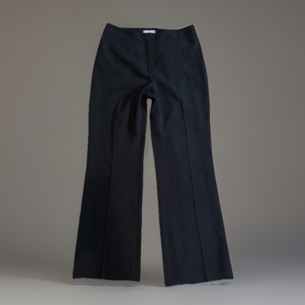 ANN TAYLOR sz 8 Black Lined Versatile Casual / Dress Slacks Pants